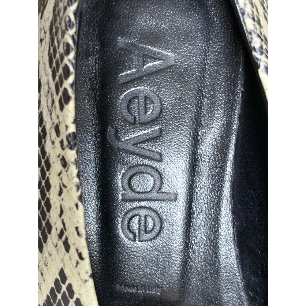 Aeyde Clara Pointed Toe Pumps Creamy Snake Size 38 8 - Picture 7 of 7
